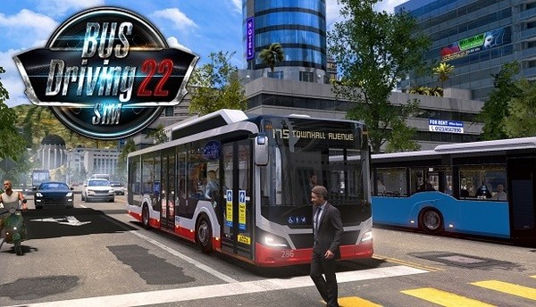 Stiahni si Hry na Windows Bus Driving Sim 22 (early access game)