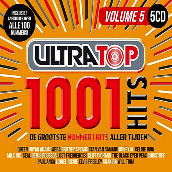 Stiahni si Hudba VA - Ultratop 1001 Hits Volume 5 [5CD] (2018) MP3 [320 kbps]