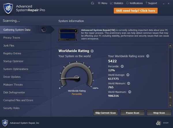 Stiahni si Programy Advanced System Repair Pro 1.9.5.1