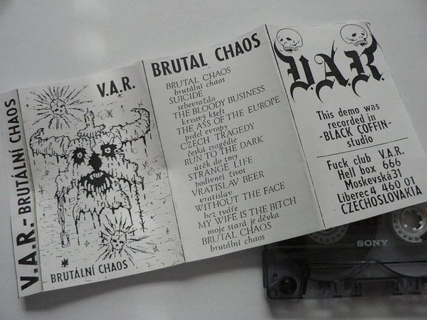 Stiahni si Hudba V.A.R. - Brutalni Chaos ( demo 1991)