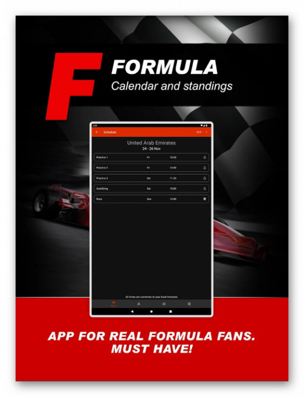 Stiahni si Mobil, PDA Formula 2026 Calendar 4.47 build 424 [Premium]