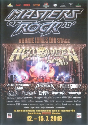 Stiahni si Hudební videa VA - Masters of Rock 2018 [2018, Rock, Metal, 2 x DVD9]