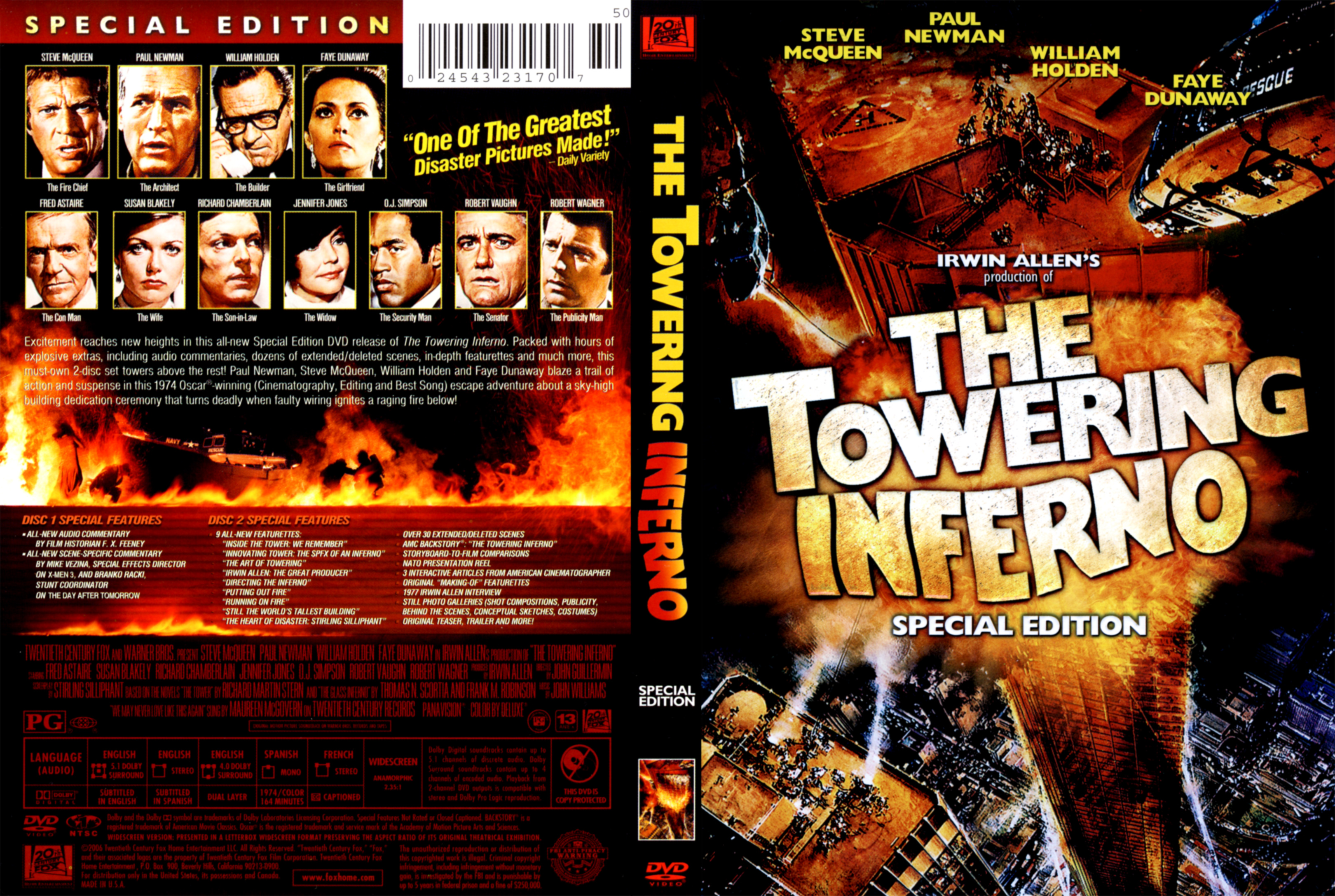 Stiahni si HD Filmy Sklenene peklo / The Towering Inferno (1974)(CZ/EN) = CSFD 85%