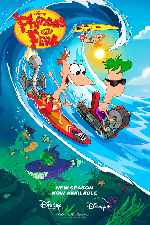 Stiahni si Seriál Phineas & Ferb / Phineas and Ferb S05E07-E10 (2025)(CZ/EN)[1080p] = CSFD 74%