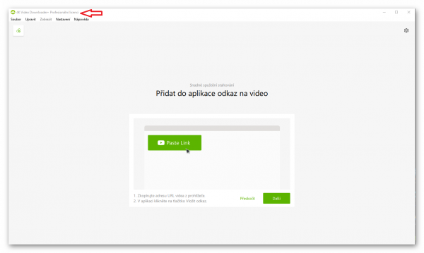 Stiahni si Programy 4K Video Downloader Plus 26.0.6.0291 CZ (x64) portable