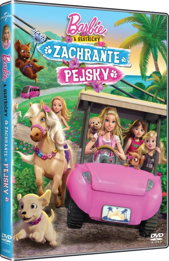 Stiahni si Filmy Kreslené Barbie: Zachrante pejsky / Barbie & Her Sisters in a Puppy Chase (2016)(CZ)