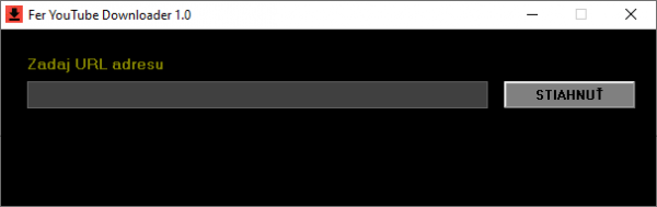 Stiahni si Programy Fer YouTube Downloader 1.0 (portable)