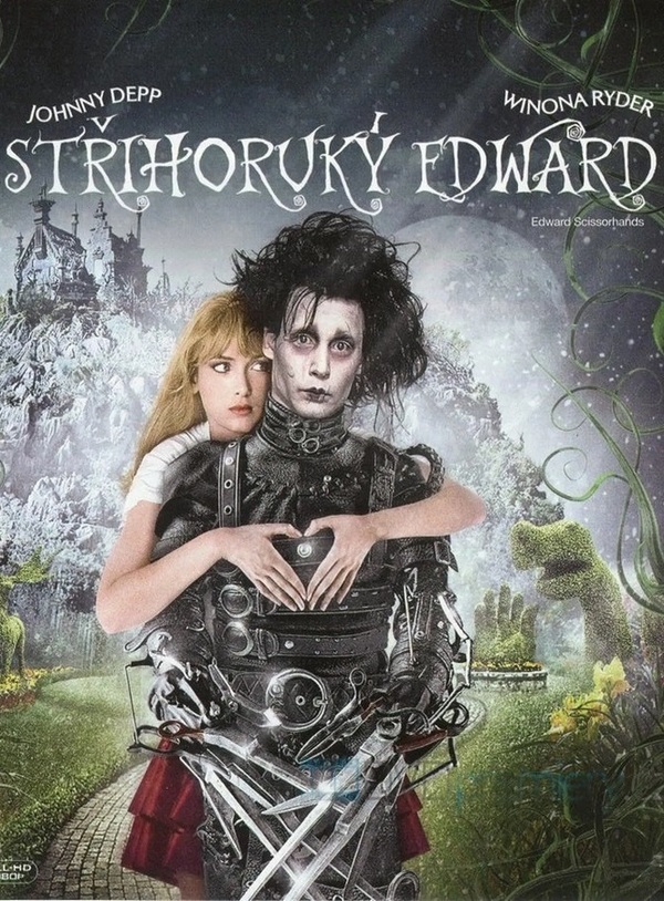 Stiahni si Filmy CZ/SK dabing Střihoruký Edward / Edward Scissorhands (1990)(CZ/EN)[2160p][HDR+/DV][HEVC] = CSFD 84%