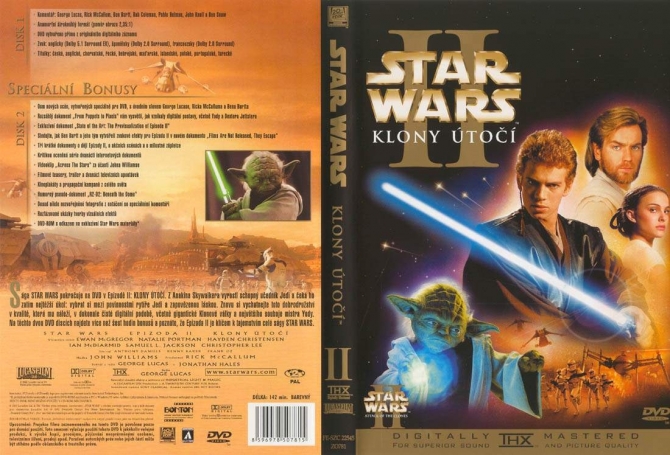 Stiahni si Filmy DVD Star Wars: Epizoda II – Klony utoci / Star Wars: Episode II – Attack of the Clones (2002)(CZ/SK/EN) = CSFD 80%