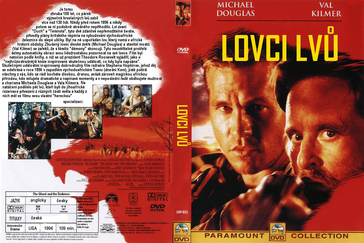 Stiahni si Filmy CZ/SK dabing Lovci lvu / The Ghost And The Darkness (1996)(CZ) = CSFD 76%