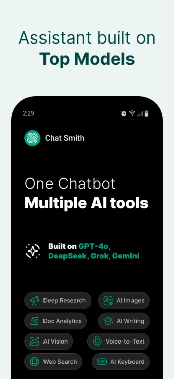 Stiahni si Mobil, PDA AI Chat Smith Smart Assistant 8.251117.2 [Premium]
