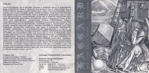 Stiahni si Hudba Haggard - And Thou Shalt Trust   the Seer (1997)
