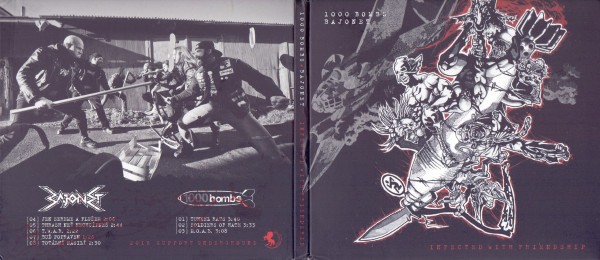 Stiahni si Hudba 1000 Bombs - Infected with Friendship (Split) (2016)