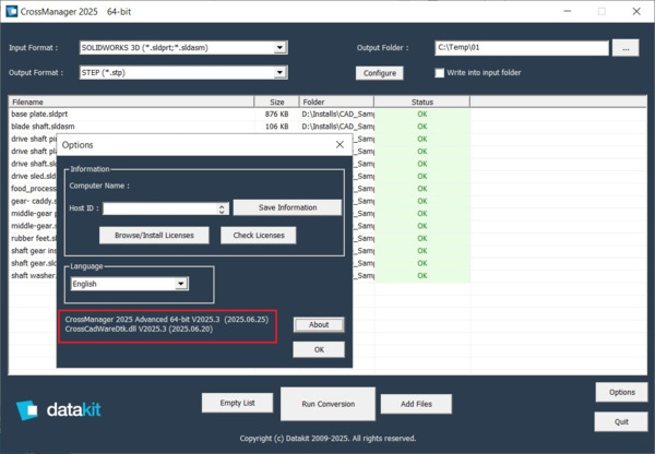 Stiahni si Programy DATAKIT CrossManager 2025.3 (build 2025.07.02) (x64)