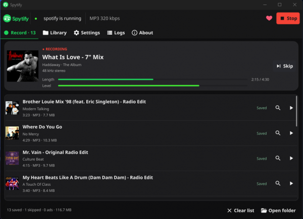 Stiahni si Programy Spytify 2.0.0 alpha 7 (Windows Linux macOS)