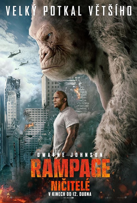 Stiahni si HD Filmy Rampage Ničitelé / Rampage (2018)(CZ/EN)[1080p] = CSFD 59%