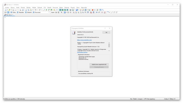 Stiahni si Programy EmEditor Pro 25.3.2 CZ (x64) portable