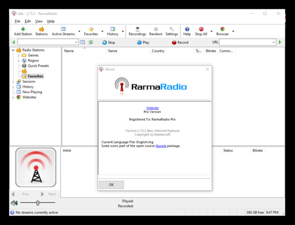Stiahni si Programy RarmaRadio Pro 2.75.4 CZ (x32x64) portable