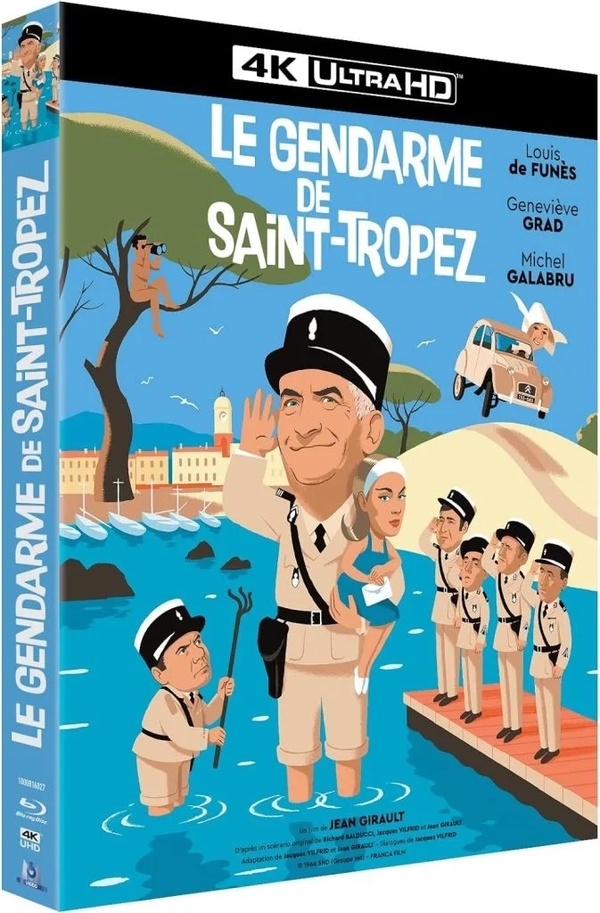 Stiahni si UHD Filmy Četník ze Saint Tropez / Le Gendarme de Saint-Tropez (1964)(CZ/FR)[2160p][AI colored][HEVC] = CSFD 86%