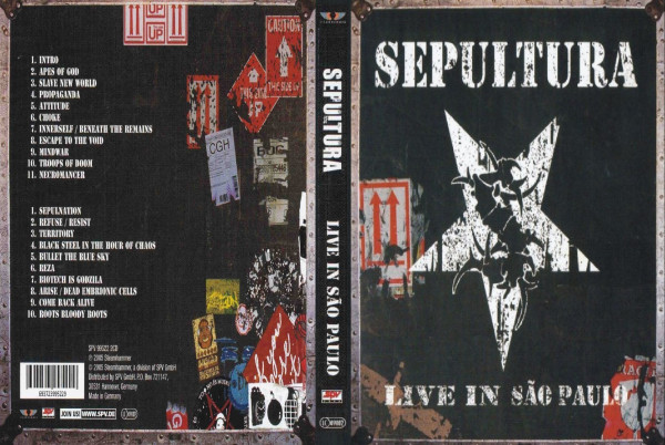 Stiahni si Hudební videa Sepultura - Live In Sao Paulo (2005) 2DVD [720x576p] = CSFD 88%