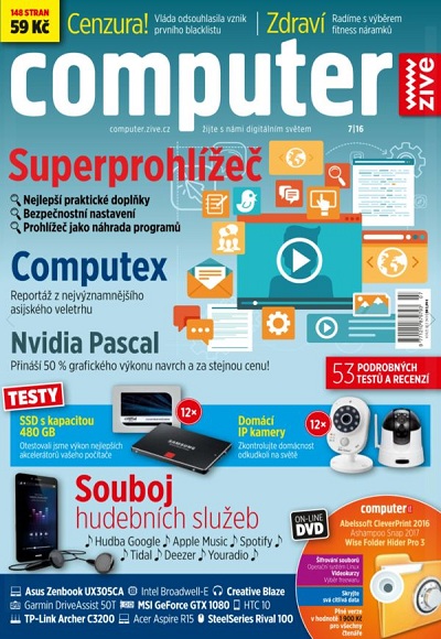 Stiahni si Knihy a Časopisy Computer (07/2016)(CZ)