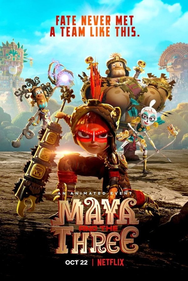 Stiahni si Seriál Maya a tri bojovnici | Maya and the Three S01 1080p WEB DL CZ/EN/GER/HUN CSFD = CSFD 76%